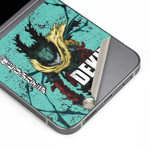 My Hero Academia Dark Deku Season 6 Galaxy Z Flip6 Skin